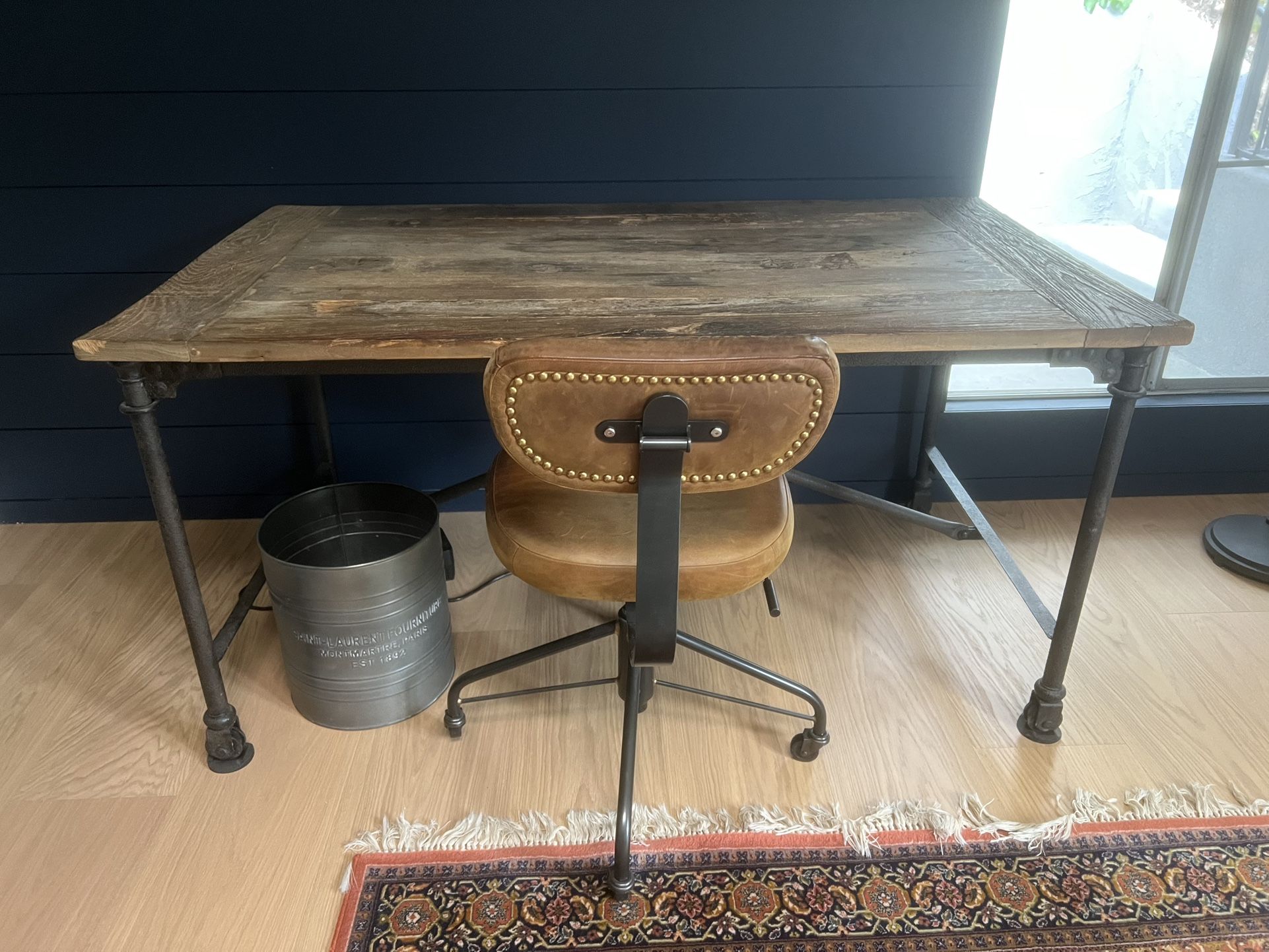 Industrial Desk & Chair