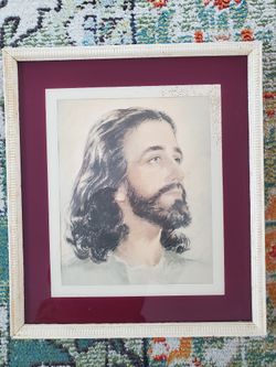 Vintage Framed Religious Art