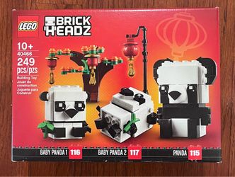 Lego BrickHeadz 3 Pandas 40466 New in Sealed Box
