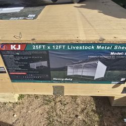 12x25 Livestock Shed