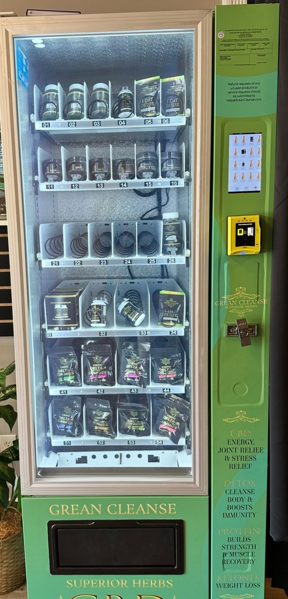  Slim Combo Cashless Vending Machine $5000