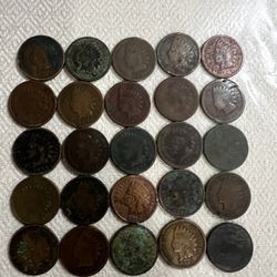 US , Indian Head Pennies 1894 ( 25 pieces)