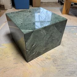 Green Marble Cube
