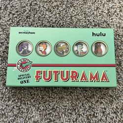 Hulu animayhem Futurama enamel pins