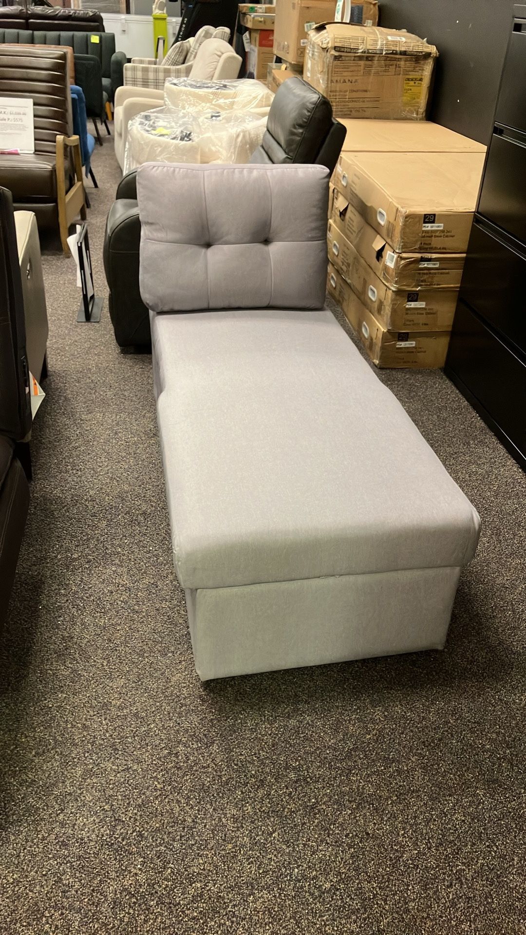 💥Big Savings💥 ModularOne Armless Facing Chaise, storage Chair, Sofa