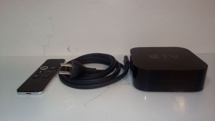 4K Apple TV with Siri Remote and Power Cable