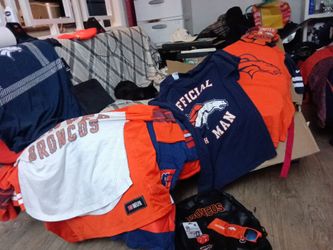 Large Broncos Collection Jerseys  & Other Memorabilia