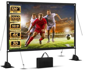 120in Projection screen with stand