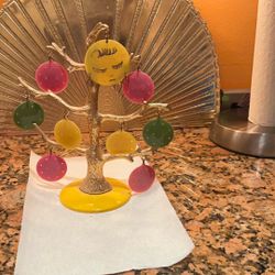 1970s  plastic  fantastic earring tree  holder Hippie 70S/80S Mod Pop Art
