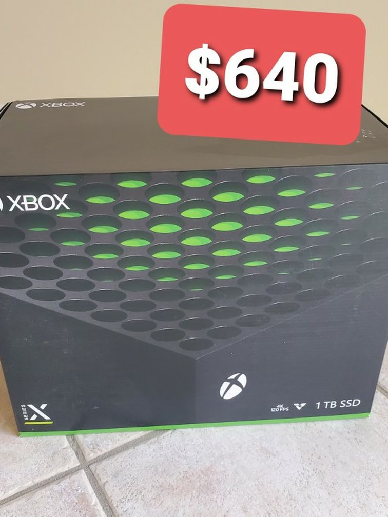 Xbox Series X Console Sealed With Receipt