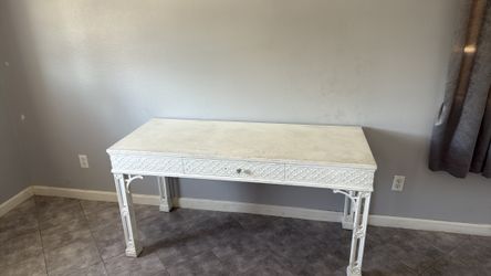White desk