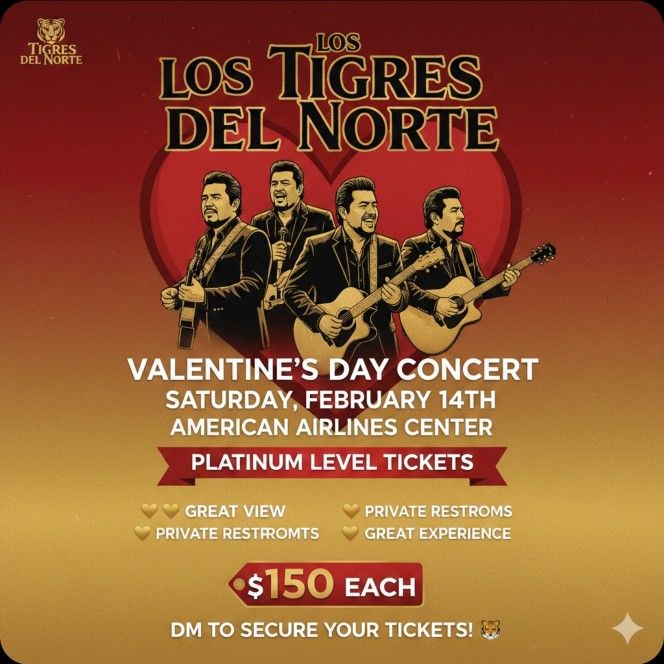 TIGRES DEL NORTE PLATINUM LEVEL SEATS