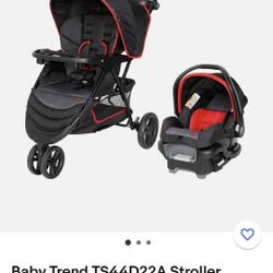 Pro Steer Jogger Travel System with Ally 35 Infant Car Seat - Mars Red