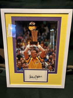 Kareem Abdul-Jabbar Authentic Signed Frame, Lakers