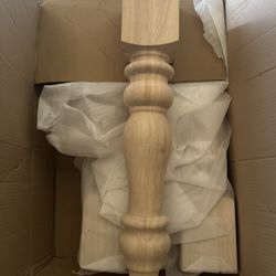 Solid Wood Table Legs 