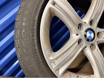 17” OEM Bmw wheels and tires
