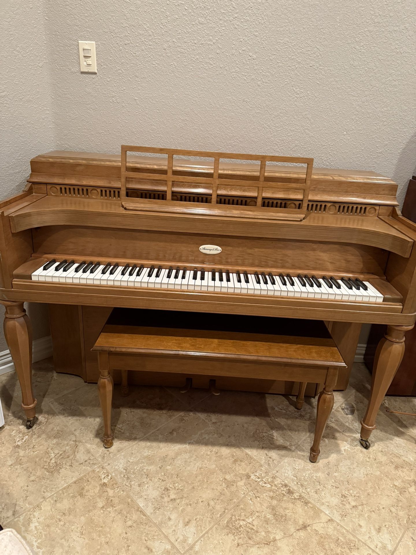 Steinway Console Piano
