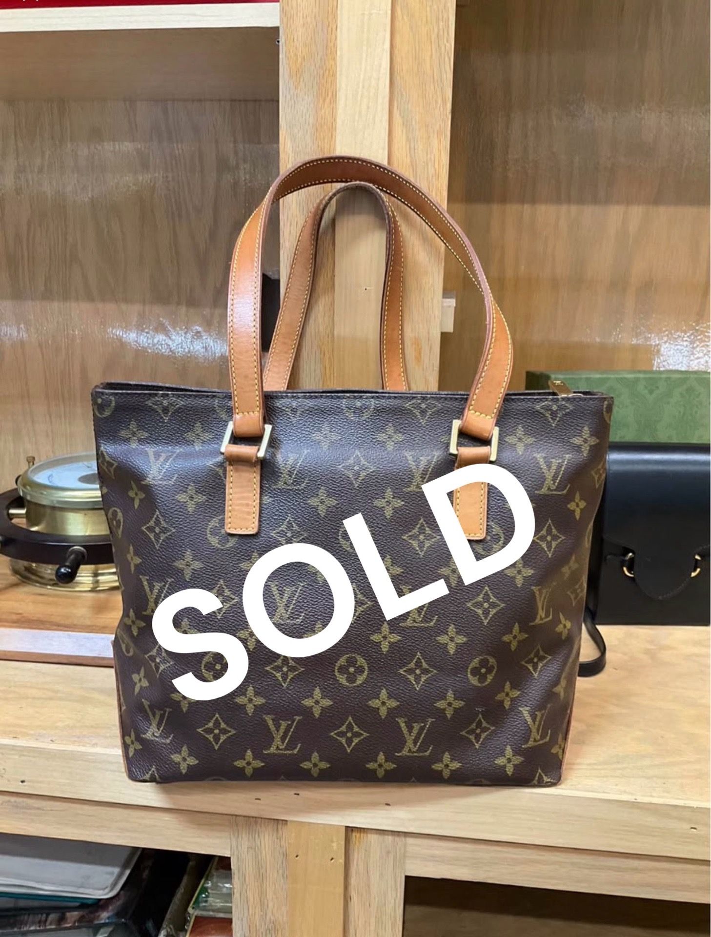 LOUIS VUITTON CANVAS HAND BAG
