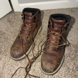 Wolverine DuraShocks Waterproof Leather Work Boots (Men’s 9EW / UK 8 / EUR 42)