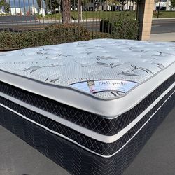 Ortho Bamboo Pillow Top King size mattress!!