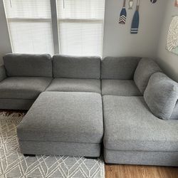 Couch With Ottoman 