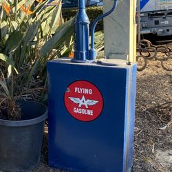 Vintage Flying A Gasoline Motor Oil Pump Lubester