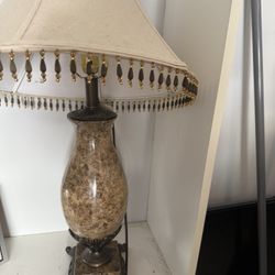 Heavy Marble Vintage Lamp 