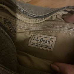 2 Vintage L.L BEAN CANVAS Messenger Bag