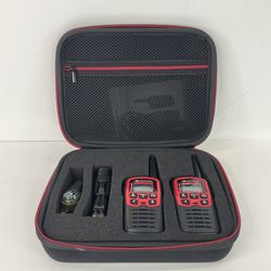 Midland EX37VP Two Way Radio Kit Pair Rechargeable With Carrying Case 