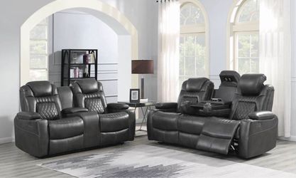 2-PCS Sofa and Love a Seat power Recliner in Offer
