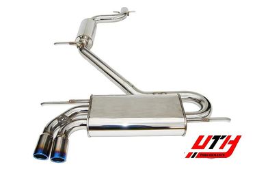 INVIDIA Q300 110mm Titanium Roll Tip Catback Exhaust for GTi Mk5 06-09 FSI 2.0