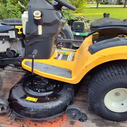 46"Cut XT1 cub cadet riding lawnmower PARTS  only prices are in listing read full post