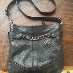 Coach Black Leather Bag 