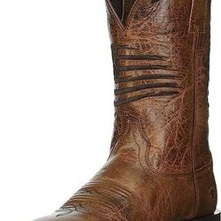 NEW SZ 6.5 Or 14w ARIAT Men Western Cowboy Boots Square Toe Circuit Patriot Boot
