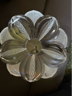 Crystal fruit bowl
