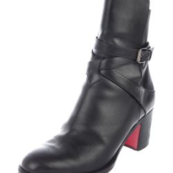 Christian Louboutin Karistrap 70  Leather Boots (IT 41)