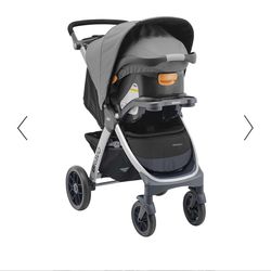“Chicco 3 in 1 stroller + 2 car seat (travel system)”