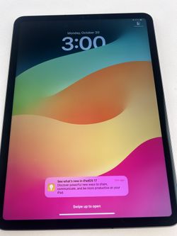 IPad Pro 11 Inch 256 GB WiFi+ Cellular Unlocked Good Condition