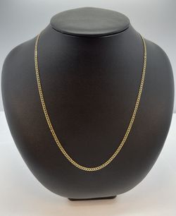 14K GOLD CUBAN CHAIN. NEW.