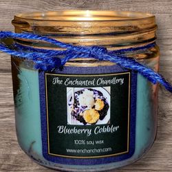 Blueberry Cobbler 8oz. Soy Wax CANDLE