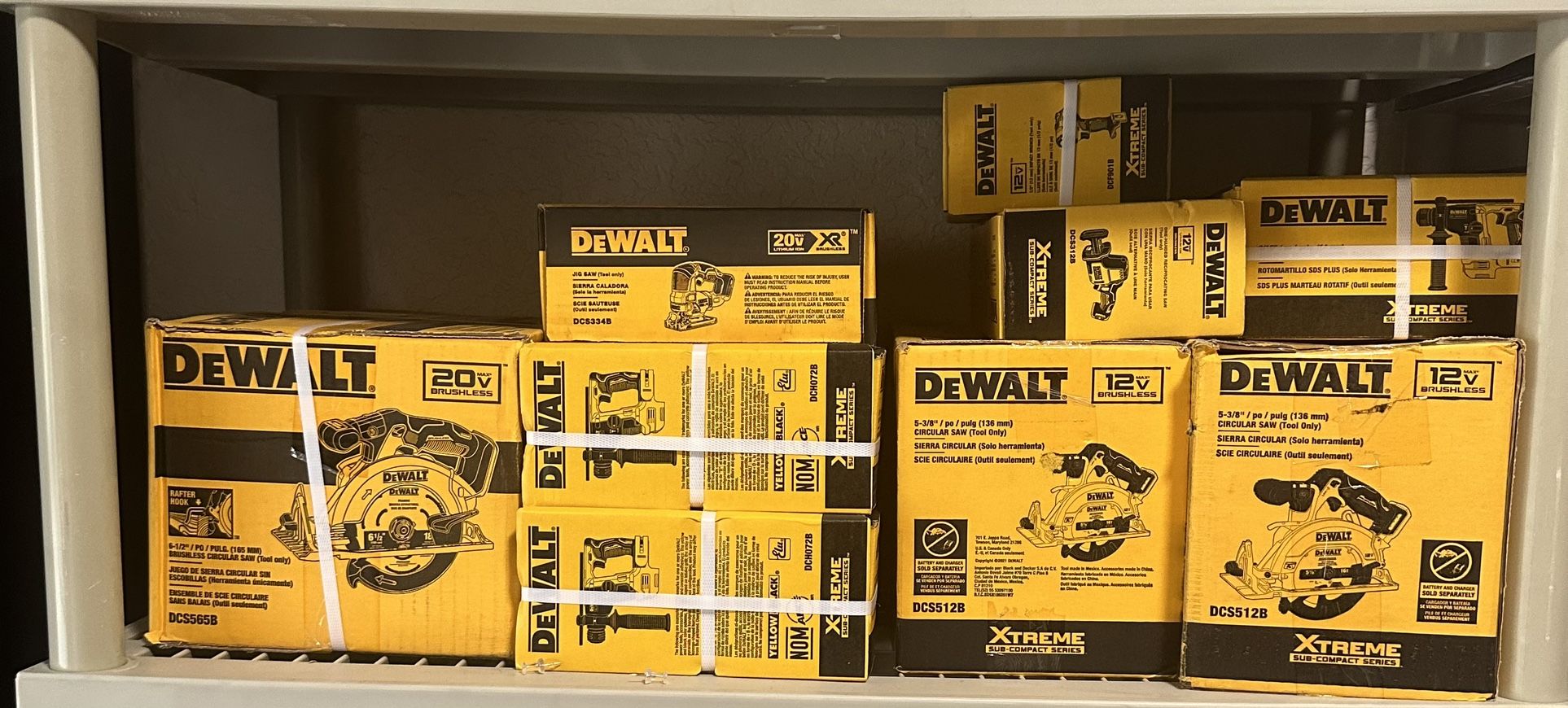 Brand New Dewalt Power Tools