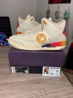 Size 11 -  Air Jordan 3 Retro x J. Balvin Mid Medellin Sunset