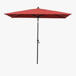 New - 9x5 Feet Rectangle Patio Table Umbrella - Crank Tilt Market