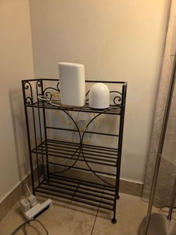 Metal shelf
