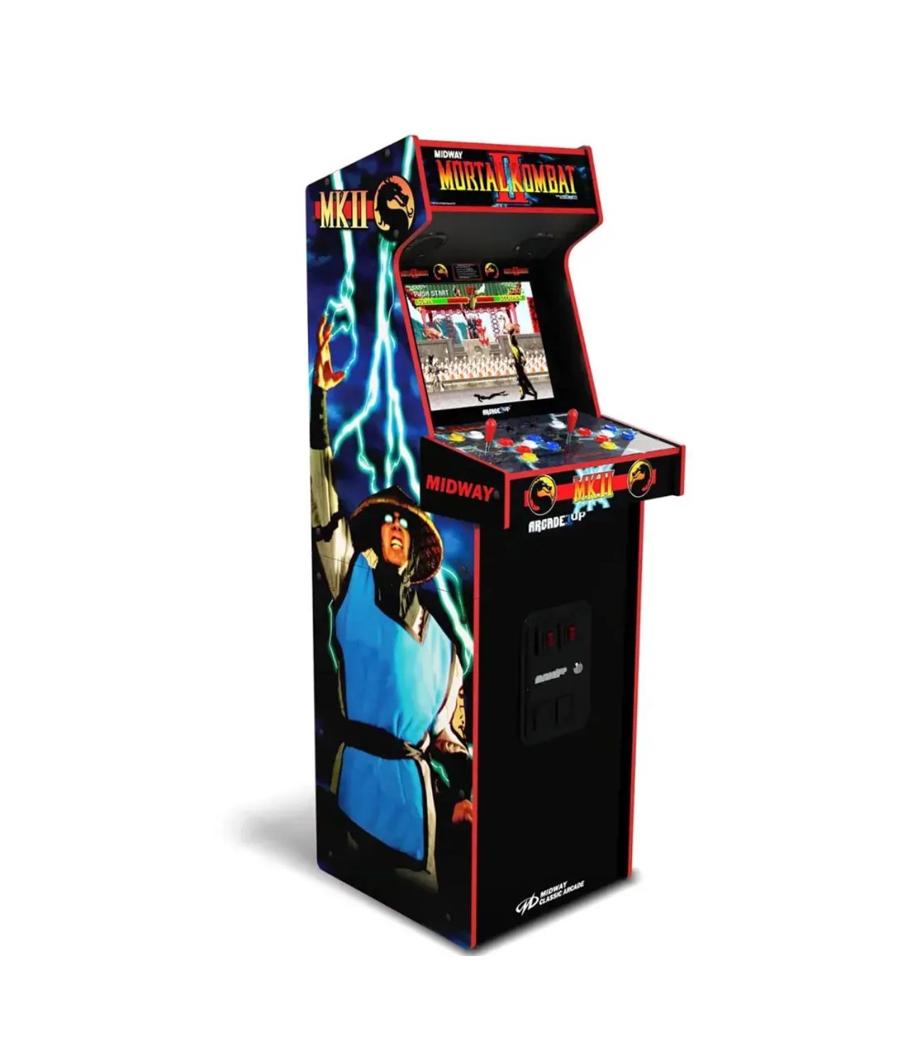 Arcade1Up - Mortal Kombat II Deluxe Arcade Game - Black