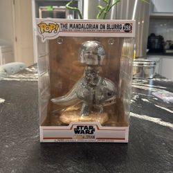 The Mandalorian on Blurrg – Funko Pop #358 (Star Wars)