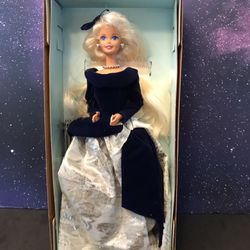 Winter Velvet Barbie Doll. New Unopened. 1996 Mattel Toys. 1st in a Series.