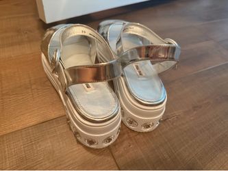 Silver Miu miu shoes