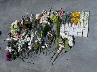 Pro Floral & Craft Supply Lot – 200+ Items – $2,000+ Value – New Decor Materials