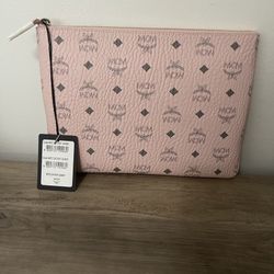 Authentic MCM Visetos Crossbody Pink Brand New PRICE GIRM OFFERS WILL BE IGNORED 
